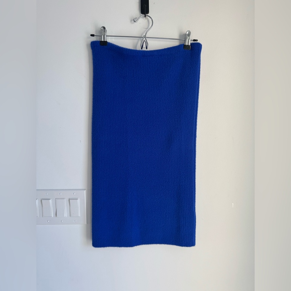 4SI3NNA Blue Pencil‎ Knit Skirt Women’s Medium